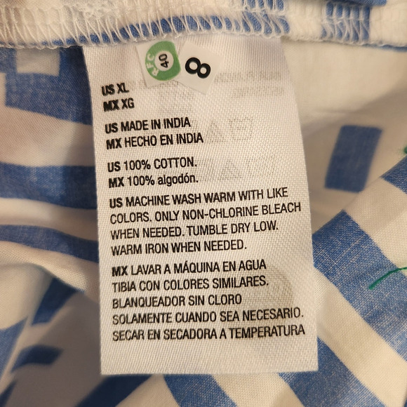 NWT Epic Threads Boy's 100% Cotton Button-Up Short Sleeve Shirt Vacation XL - Picture 5 of 6